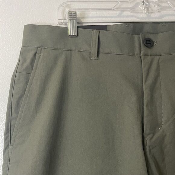 LULULEMON Slim-Tapered Trouser Pants Size 36 Army Green NEW Casual Career Basic - Picture 4 of 12
